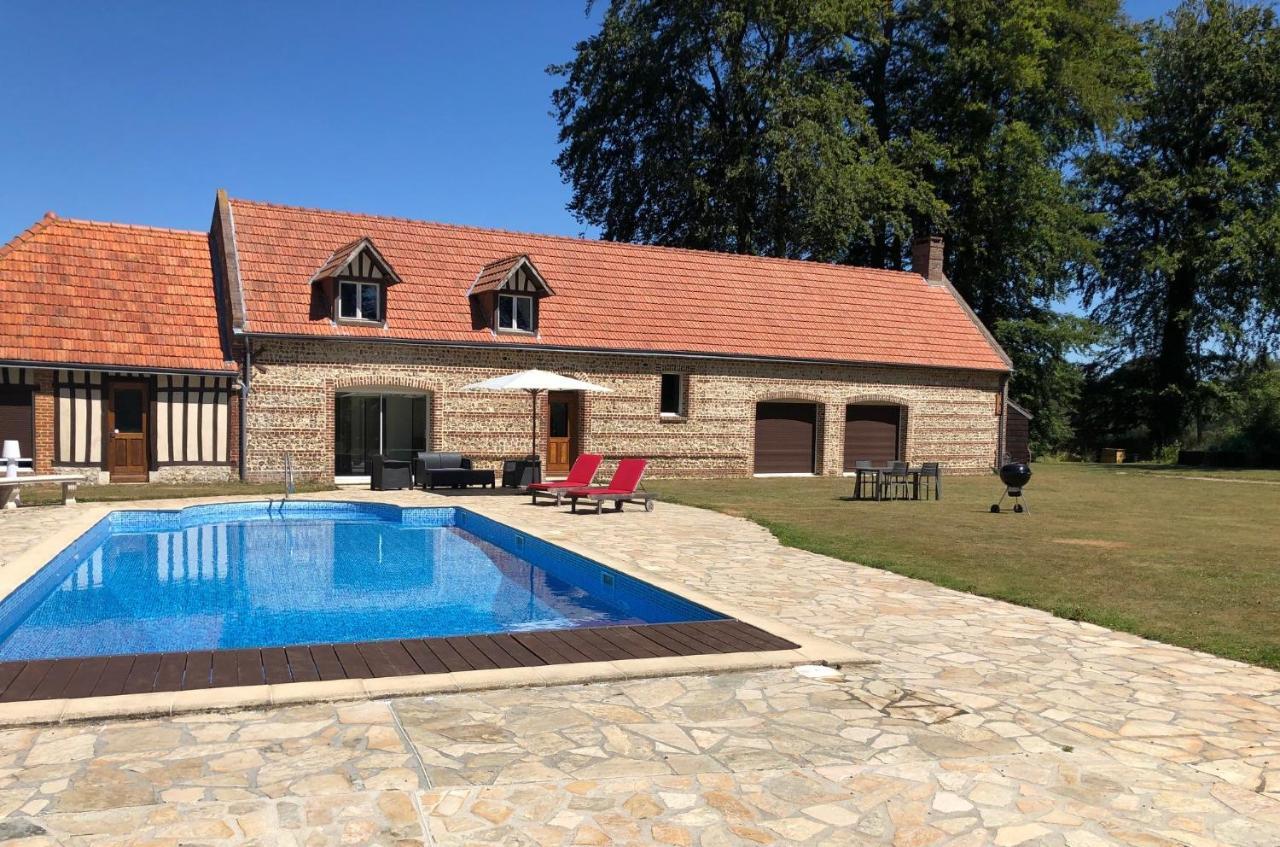 Clos Celeste - Campagne D Etretat Avec Piscine Et Spa - Adults Only Écrainville Exterior foto